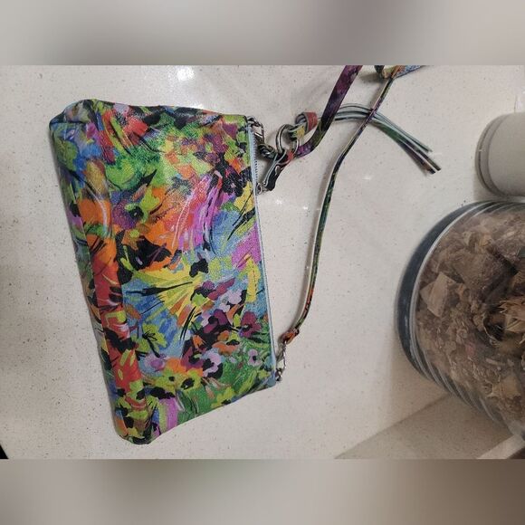 HOBO BRAND Colorful Floral Crossbody Handbag - Picture 3 of 6